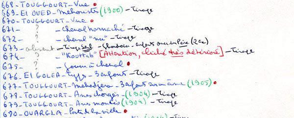 Le travail de numérisation